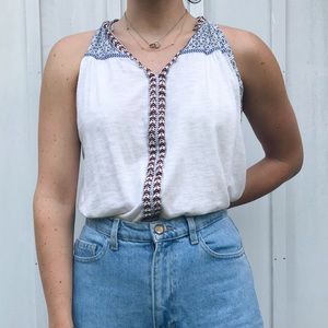 Patterned Tank Top